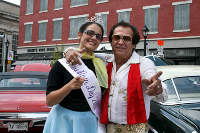 Miss Rain Day - Joann Allen participates in the 10th Annual 50's Fest & Car Cruise in downtown Waynesburg sponsored by Waynesburg Prosperous & Beautiful on Saturday, September 10, 2011